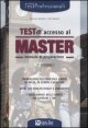 Test di accesso ai master - Manuale di preparazione