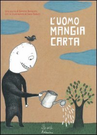 L'uomo mangia carta