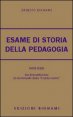 Esame Di Storia Della Pedagogia