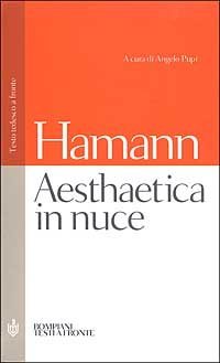 Aesthaetica in nuce. Testo tedesco a fronte