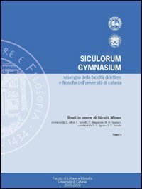 Studi in onore di Nicol&ograve; Mineo