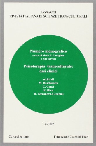 Passaggi (2007). Rivista italiana di scienze transculturali