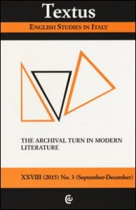 Textus. English studies in Italy (2015)