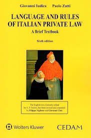 Language and rules of italian private law