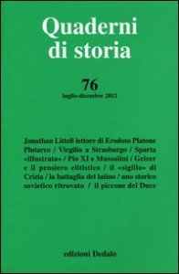 Quaderni Di Storia N. 76/2012 (luglio/dicembre)
