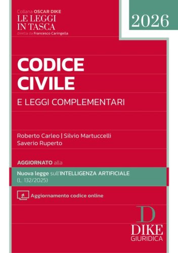 Codice civile e leggi complementari pocket 2026