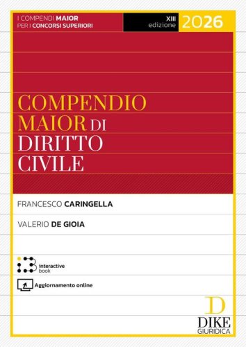 Compendio maior di diritto civile 2026
