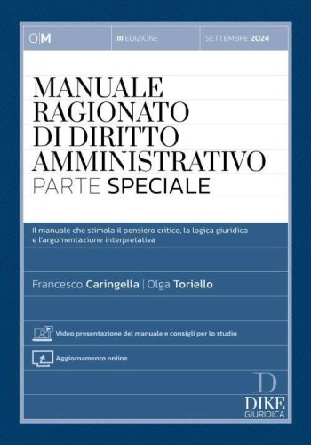 Manuale ragionato di diritto amministrativo. Parte speciale