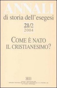 Annali storia esegesi (2004). Vol. 21/2