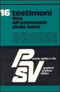 Testimoni fino all'estremit&agrave; della terra