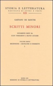 Scritti minori