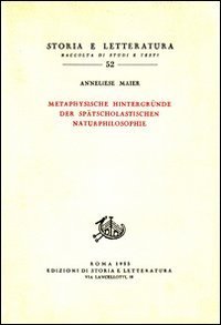 Studien zur Naturphilosophie der Spätscholastik