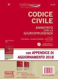 Codice civile annotato con la giurisprudenza-Appendice di aggiornamento 2018