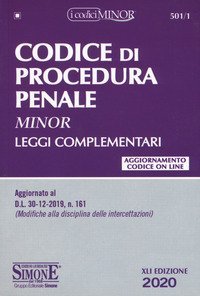 Codice di procedura penale e leggi complementari. Ediz. minor
