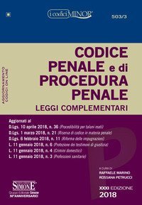 Codice penale e di procedura penale. Leggi complementari. Ediz. minor