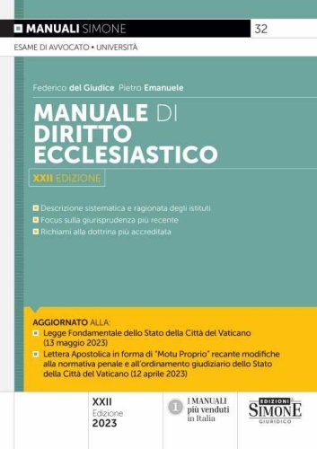 Manuale di diritto ecclesiastico