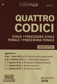 Quattro codici. Ediz. minor