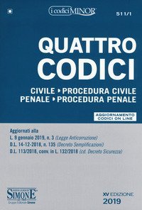 Quattro codici. Ediz. minor