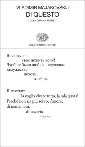 Di questo. Testo originale a fronte