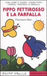 Il pettirosso Pippo e la farfalla
