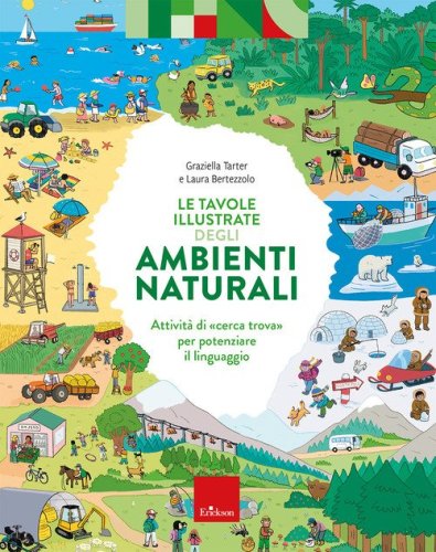 Le tavole illustrate degli ambienti naturali. Attivit&agrave; di cerca trova per potenziare il linguaggio