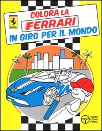 In giro per il mondo. Colora la Ferrari