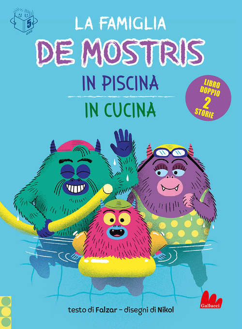 La famiglia De Mostris in piscina e in cucina
