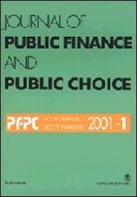 Journal of public finance and public choice - Economia delle scelte pubbliche