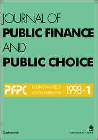 Journal of public finance and public choice - Vol. 1