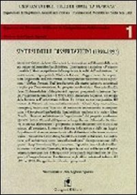 Sintesi delle Dissertazioni (1990-1992) del Dipartimento di progettazione architettonica e urbana, Universit&agrave; di Roma &laquo;La Sapienza&raquo;