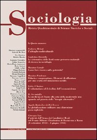 Sociologia. Rivista quadrimestrale di scienze storiche e sociali
