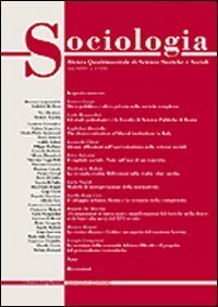 Sociologia. Rivista quadrimestrale di scienze storiche e sociali