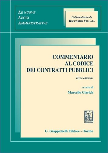 Commentario al codice dei contratti pubblici