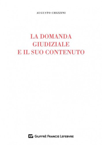 La domanda giudiziale e il suo contenuto