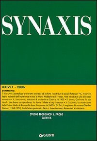 Quaderni di Synaxis. Vol. 24/1