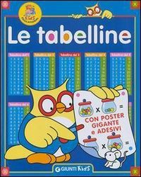 Tabelline - Con poster gigante e adesivi
