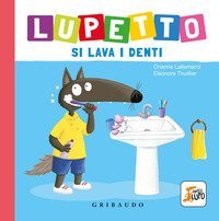 Lupetto si lava i denti. Amico lupo