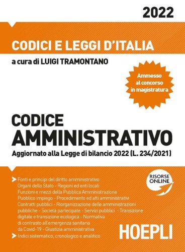 Codice amministrativo 2022