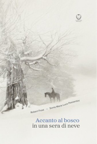Accanto al bosco in una sera di neve