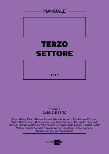 Terzo settore. Manuale 2023