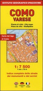 Como 1:7.500. Varese 1:8.000. Ediz. multilingue