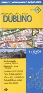 Dublino. Pianta di citt&agrave;. 1: 10.600