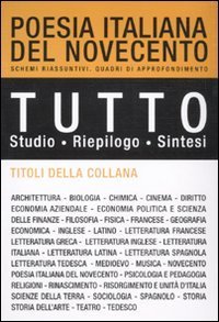 Tutto Poesia Italiana Del Novecento