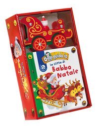 La slitta di Babbo Natale. Blu oggi guido io