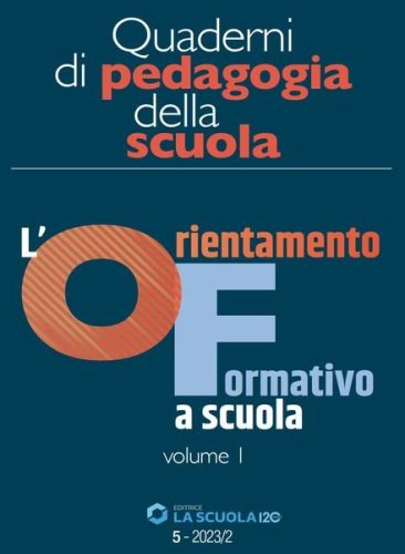 Quaderni Di Pedagogia Della Scuola L`orientamento Formativo A Scuola
