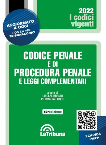 Codice penale e di procedura penale e leggi complementari