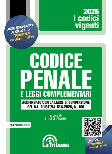 Codice penale e leggi complementari 2026