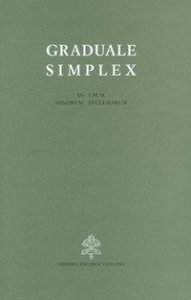 Graduale simplex (in usum minorum ecclesiarum). Editio typica altera