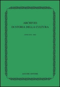 Archivio di storia della cultura (2003)