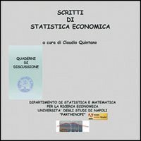 Scritti di statistica economica - CD-ROM. Vol. 10